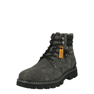 Dockers by Gerli Šnurovacie čižmy  zlatá žltá / dymovo šedá / tmavočervená / čierna
