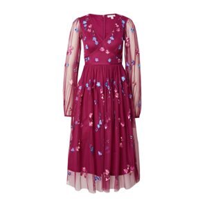 Frock and Frill Kokteilové šaty  svetlomodrá / svetlofialová / červeno-fialová