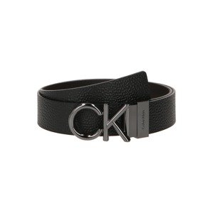 Calvin Klein Opasky  striebornosivá / čierna