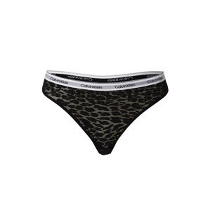 Calvin Klein Underwear Tangá  čierna / biela