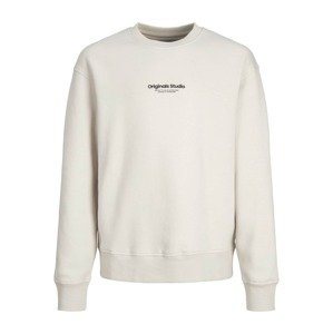 Jack & Jones Junior Mikina 'JORVesterbro'  krémová / čierna