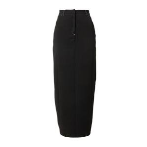 Nasty Gal Sukňa  čierna / biela
