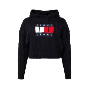 Tommy Jeans Curve Sveter  námornícka modrá / červená / čierna / biela