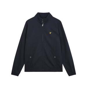 Lyle & Scott Men Plus Tepláková bunda  tmavomodrá / šafránová