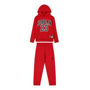 Jordan Joggingová súprava  sivá / červená / čierna / biela