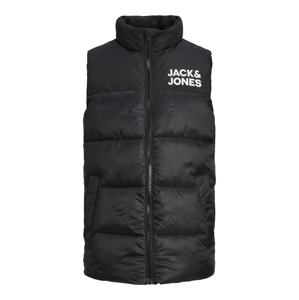 Jack & Jones Junior Vesta  čierna / biela