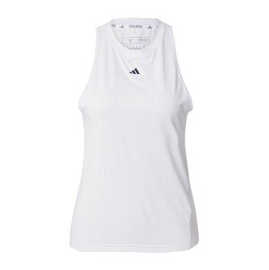 ADIDAS PERFORMANCE Športový top 'Designed for Training'  čierna / biela