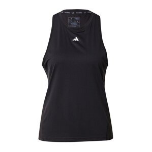 ADIDAS PERFORMANCE Športový top 'Designed for Training'  čierna / biela