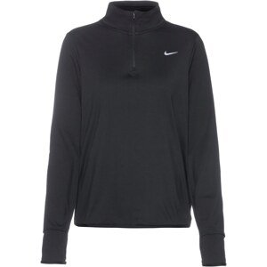 NIKE Funkčné tričko 'Swift Element'  čierna / biela