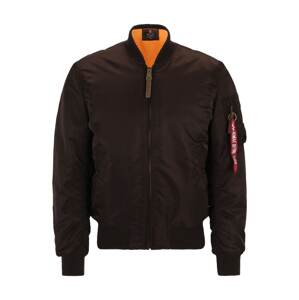 ALPHA INDUSTRIES Prechodná bunda  tmavohnedá