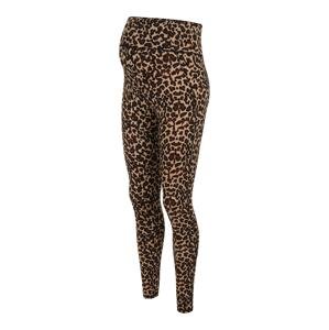 Vero Moda Maternity Legíny 'VMMINA'  hnedá / svetlohnedá / čierna