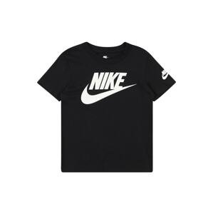 Nike Sportswear Tričko 'Futura Evergreen'  čierna / biela