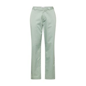 TOPMAN Nohavice  pastelovo zelená
