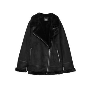 Pull&Bear Zimná bunda  čierna