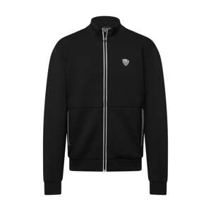 EA7 Emporio Armani Tepláková bunda  čierna / biela