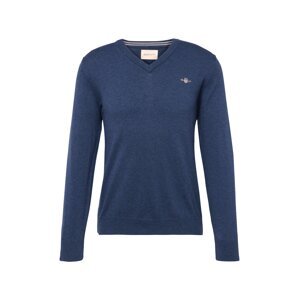 GANT Sveter 'Classic'  námornícka modrá / červená / biela