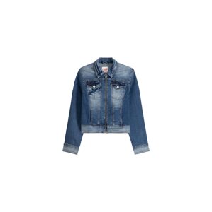 Bershka Prechodná bunda  modrá denim