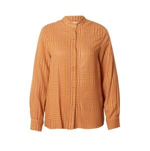 Brava Fabrics Blúzka  nebielená / oranžová / hrdzavo červená