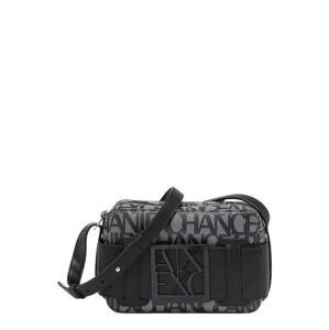 ARMANI EXCHANGE Taška cez rameno  sivá / čierna