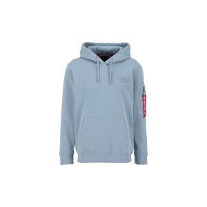 ALPHA INDUSTRIES Sveter  svetlomodrá / červená / biela