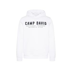 CAMP DAVID Mikina  čierna / biela