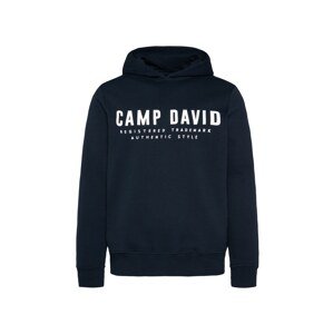 CAMP DAVID Mikina  tmavomodrá / biela