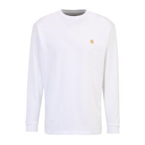 Carhartt WIP Tričko 'Chase'  zlatá / biela