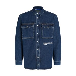 KARL LAGERFELD JEANS Prechodná bunda 'Utlty'  tmavomodrá