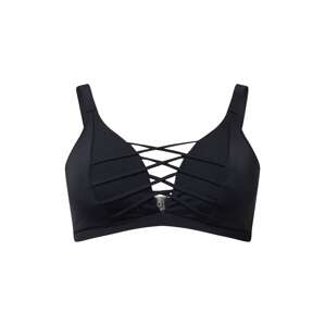 Swim by Zizzi Bikinový top 'Stris'  čierna