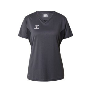 Hummel Funkčné tričko 'Authentic'  antracitová / čierna / biela