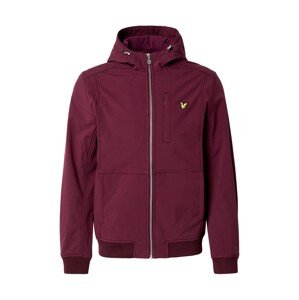Lyle & Scott Prechodná bunda  žltá / burgundská / čierna