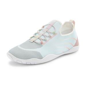 LASCANA Slip-on obuv  modrá / svetlosivá / ružová