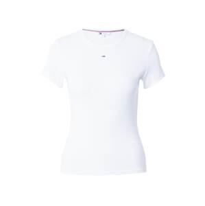 Tommy Jeans Tričko 'ESSENTIAL'  biela