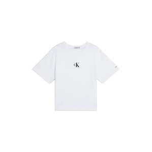 Calvin Klein Jeans Tričko  čierna / biela