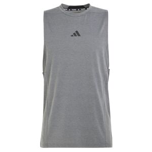 ADIDAS PERFORMANCE Funkčné tričko 'Designed for Training'  sivá / čierna