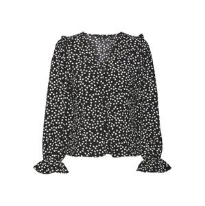 VERO MODA Blúzka  čierna / biela