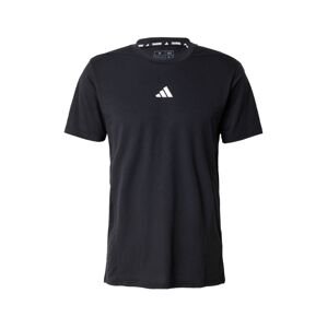 ADIDAS PERFORMANCE Funkčné tričko 'Designed for Training'  čierna / biela