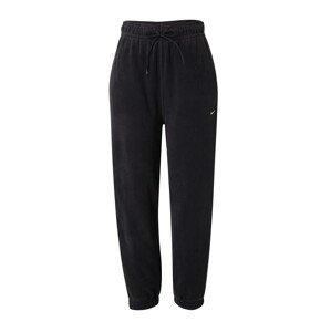 NIKE Športové nohavice 'ONE'  čierna / biela