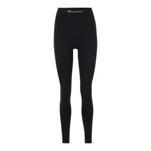 Champion Authentic Athletic Apparel Športové nohavice  čierna / biela