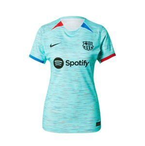 NIKE Funkčné tričko  modrá / svetlomodrá / červená / čierna