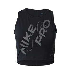 NIKE Športový top 'NP'  sivá / čierna