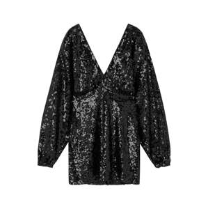 Pull&Bear Kokteilové šaty  čierna