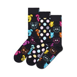 Happy Socks Ponožky 'Classic Dog'  námornícka modrá / žltá / ružová / biela