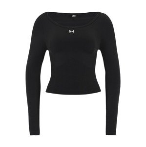 UNDER ARMOUR Funkčné tričko 'Train'  čierna / biela