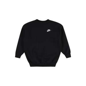 Nike Sportswear Mikina 'Club Fleece'  čierna / biela