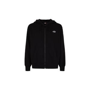 DICKIES Tepláková bunda 'SUMMERDALE'  čierna / biela