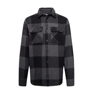 JACK & JONES Košeľa 'JJEDARREN'  antracitová / tmavosivá
