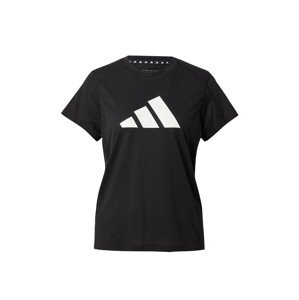 ADIDAS PERFORMANCE Funkčné tričko  čierna / biela