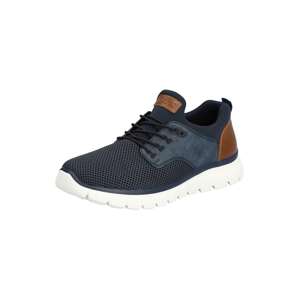 Rieker Slip-on obuv  námornícka modrá / koňaková
