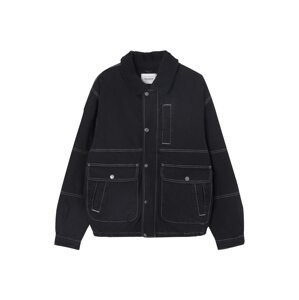 Pull&Bear Prechodná bunda  čierna